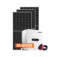 Bluesun residential use 20kw solar system on grid solar panel system for home